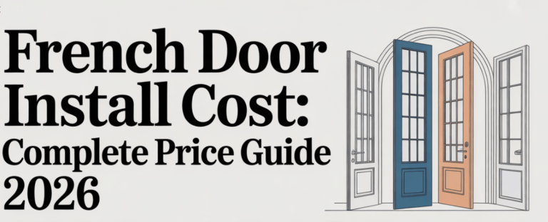 French Door Install Cost: Complete Price Guide (2026)
